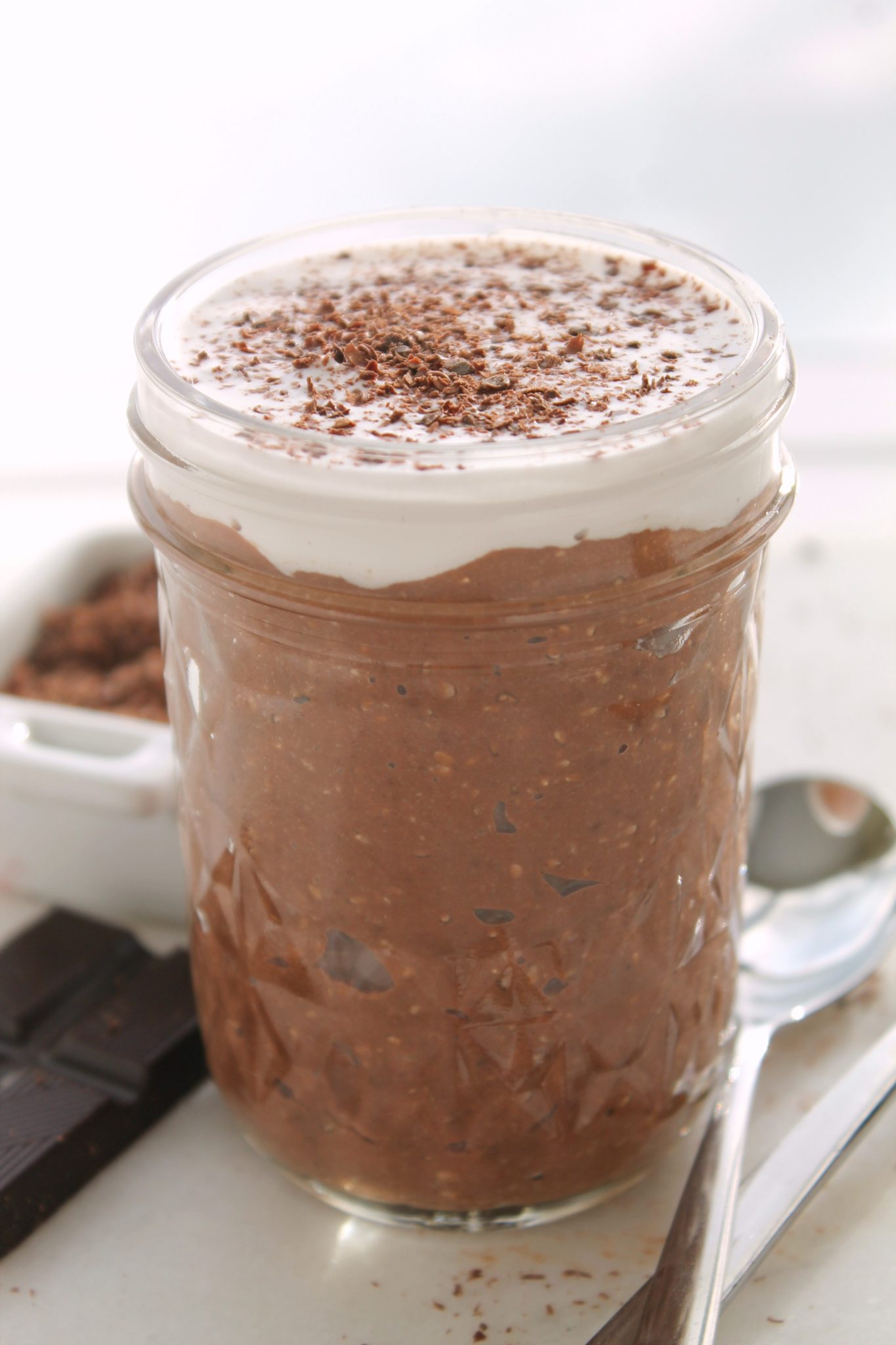 Double Dark Chocolate Chia Pudding With Coconut Cream Jenny Shea Rawn