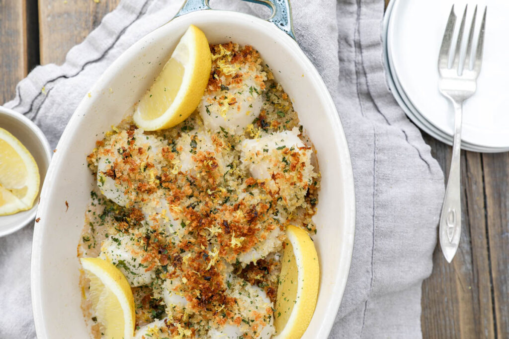 Baked Scallops with Panko Scallops Jenny Shea Rawn