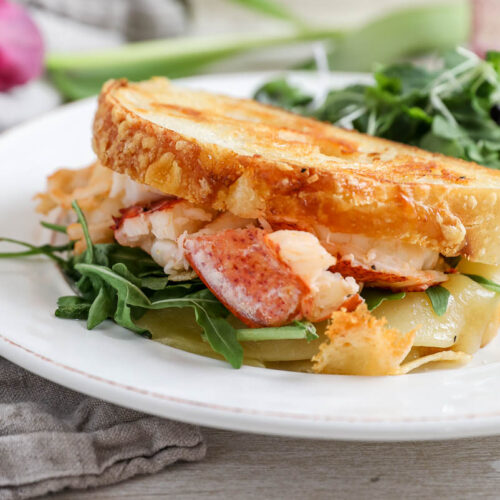 An image of lobster grilled cheese