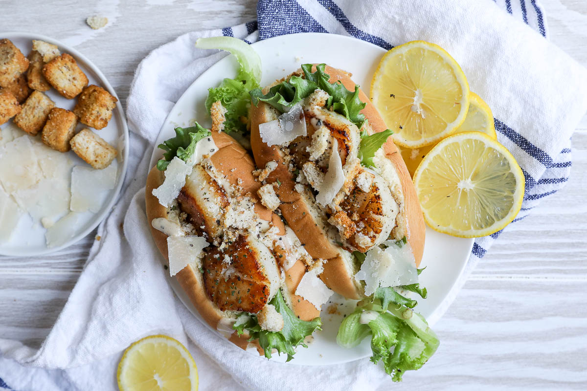 Caesar Salad Scallop Roll Scallops Jenny Shea Rawn