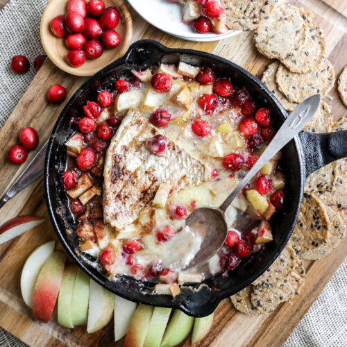 An image of cranberry Baked Brie