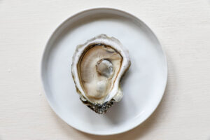 An image of a shucked oyster