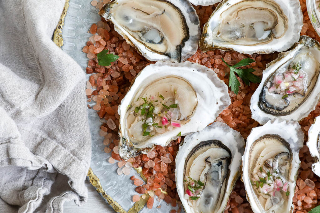 Oysters on the Half Shell Oysters Jenny Shea Rawn
