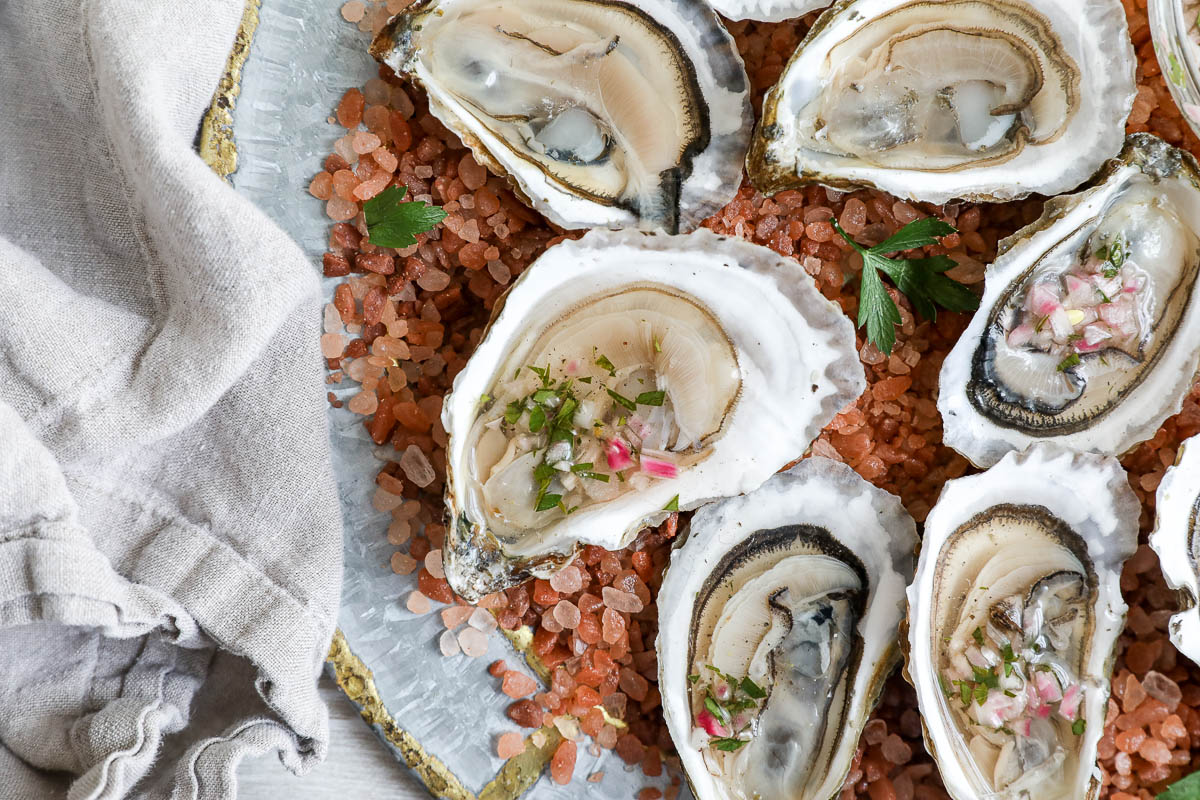 Oysters on the Half Shell Oysters Jenny Shea Rawn