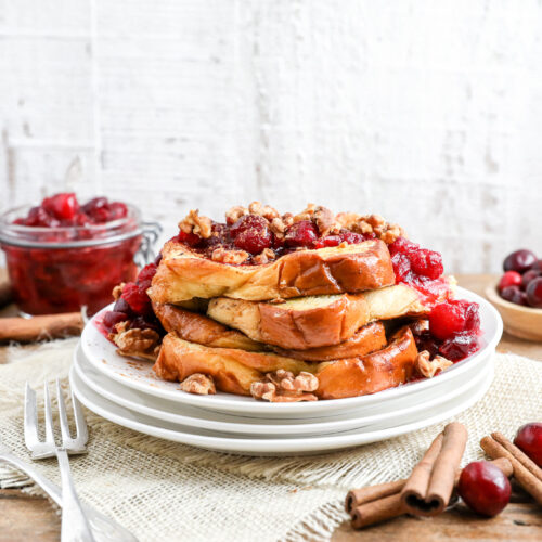An image of cranberry french toast
