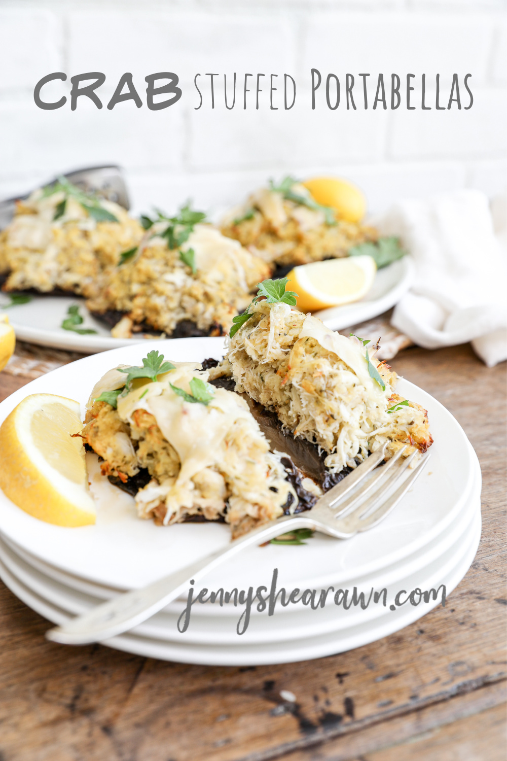 Crab Stuffed Portabello Mushrooms | Crab | Jenny Shea Rawn