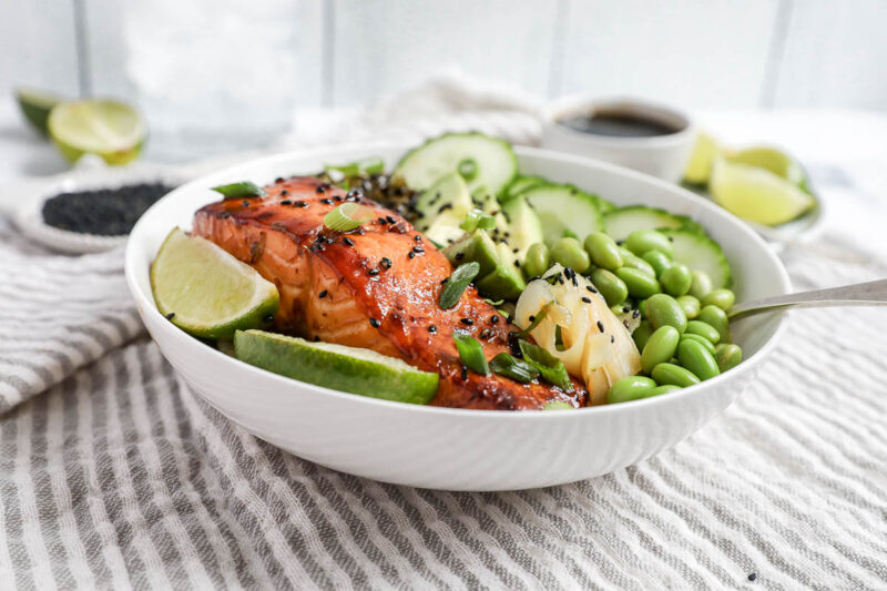 Teriyaki Salmon Bowl | Salmon | Jenny Shea Rawn