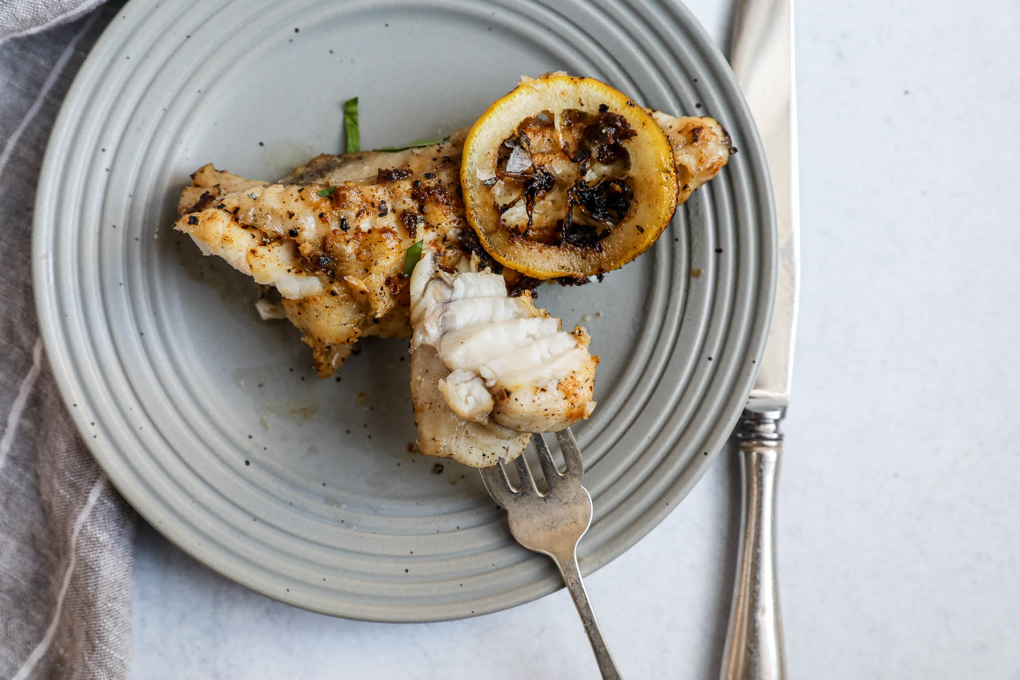 Pan Fried Monkfish White Fish Jenny Shea Rawn