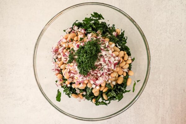Kale White Bean Salad | Salads | Jenny Shea Rawn